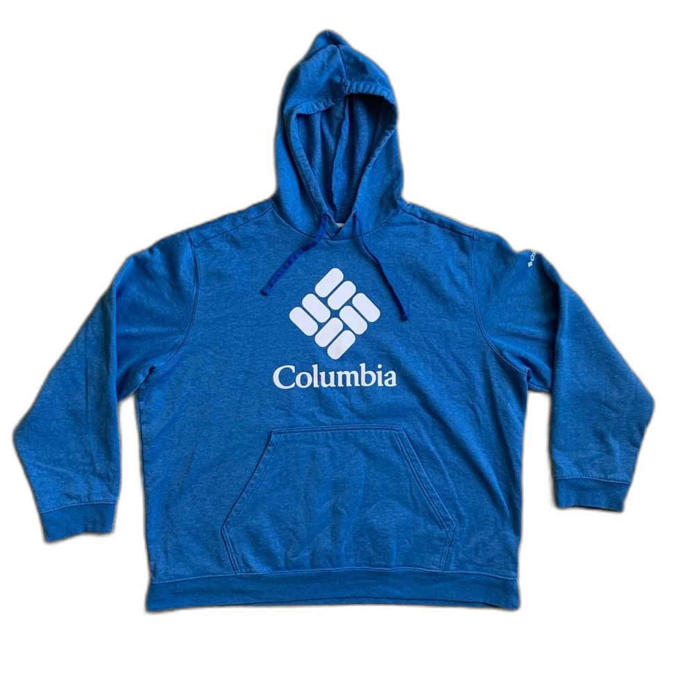 Columbia Blue Hoodie Sweater Size 2X